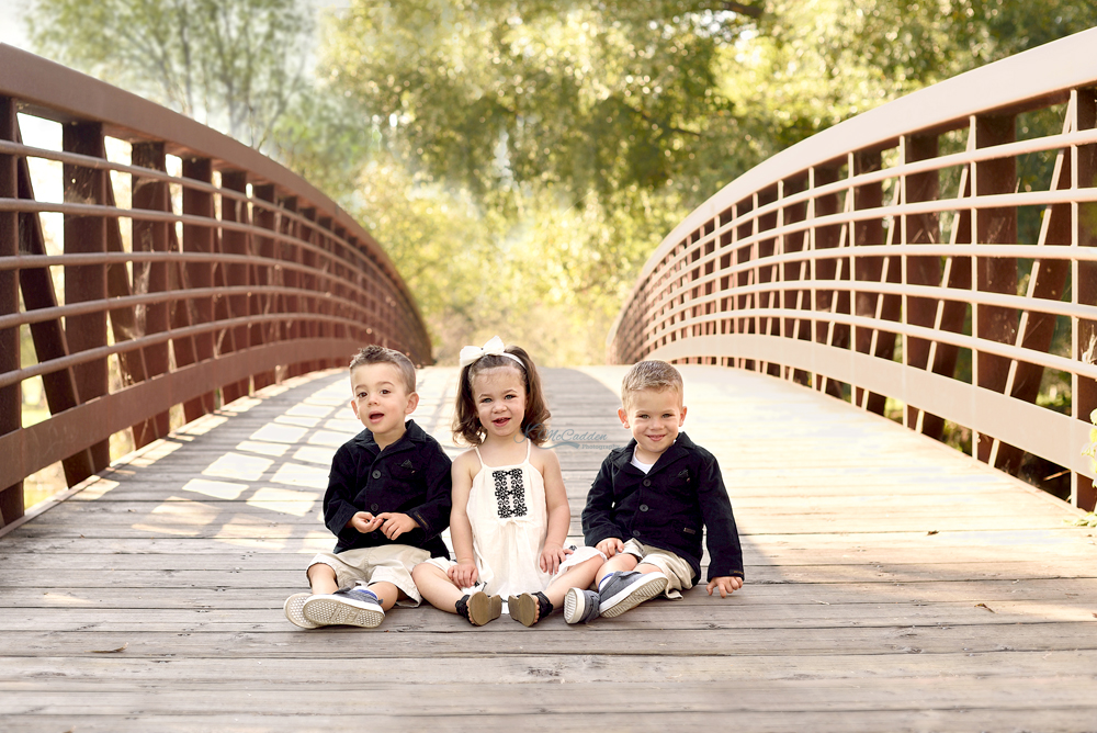 Ottawa-Children-Fall-Triplets-Bridge